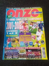 Magazine Onze Mondial Hors Serie n°36 Guide du championnat division 1 de 2001-02