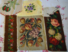 LOT de 4 CANEVAS Tapisserie +