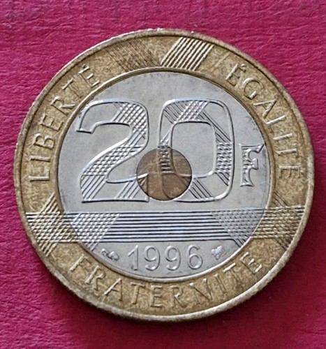 Rare francs 1996 mont - 20,