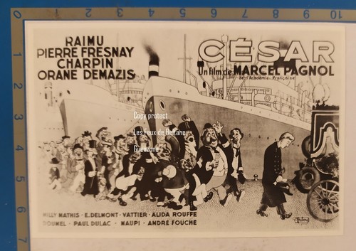 Cesar raimu pagnol - cesar, affiche