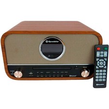 Stéréo Vintage, Radio Numérique FM, Lecteur CD-MP3 Bluetooth USB Enregistrement