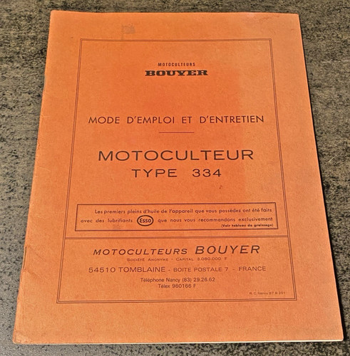 Mode emploi entretien - et,