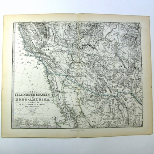 Carte map usa - usa, sud-ouest