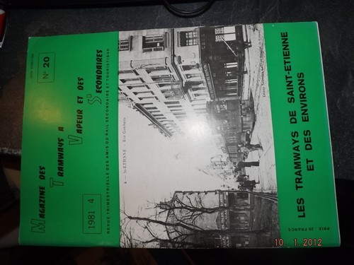 Magazine tramways à vapeur - tramways,