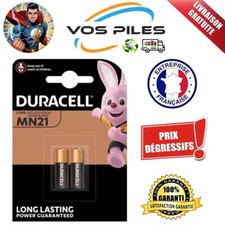 Piles LR23A 23A A23 MN21 V23GA GP23A L1028 Alcaline 12V 55 mAh ( Duracell )