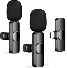 2 Micro Cravate sans Fil pour Smartphone USB C, 2.4GHz Mini Micro Android