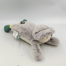 Doudou vibrant chat gris bleu