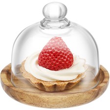  Presentoir A Gateau Avec Cloche Plat À Plateau De Service Couvercle Gâteau