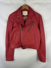 Veste de motard ceinturée en