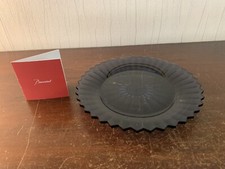 Assiette  bleu midnight modèle Mathias Mille nuits en cristal de Baccarat