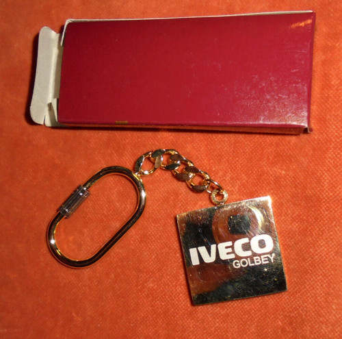 Porte clés métal doré - métal, iveco