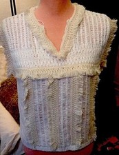 Pull Kookai Sans Manches Nude Frange