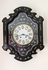 Ancienne horloge murale - horloge, "oeil