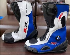 Courses Bottes De Moto En Cuir