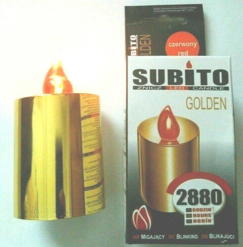 Bougie led subito golden - bougie,