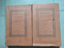 ANDRE MAUROIS-BYRON-2/2-1931-GRAVURES SUR BOIS DE HERMINE DAVIS-EX.Ntés.