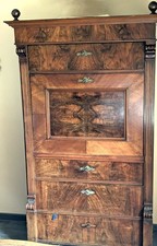 Ancien SECRETAIRE à abattant en acajou (XIXème)
