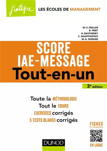 Score iae message - éd.,