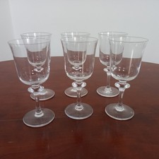 6 verres à vin modèle Saumur cristal Daum France h : 17.5 cm (prix à la pièce)