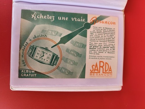 Ancien papier publicitaire