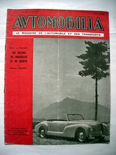 REVUE AUTOMOBILIA magazine de