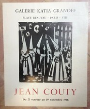 JEAN COUTY 1968  AFFICHE