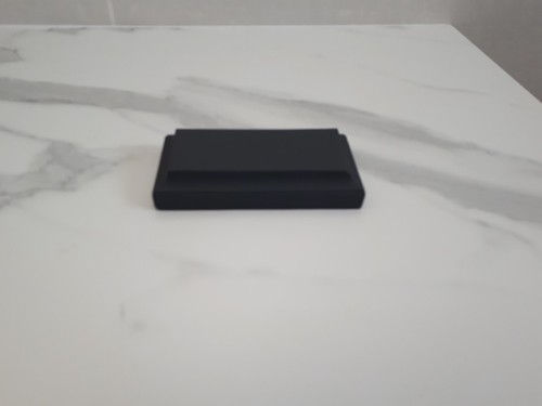 Socle bois peint gris - en,
