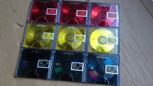 Minidisc fuji rouge - minidisc, md