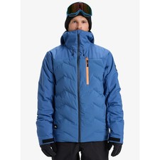 Quiksilver The Edge Veste 20k Vrai Bleu Marine Snowboard avec Doublure 2026 Ski