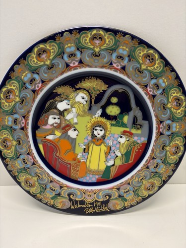 Assiette noël 1980 - de,