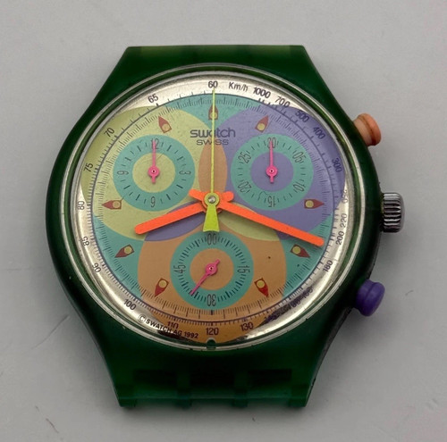 Vintage swatch montre chrono - vintage,
