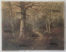 H / toile 19ème Ecole