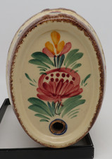 TONNEAU à LIQUEUR BRETON FAIENCE HENRIOT HB QUIMPER 15 x 12 x 11 cm environ