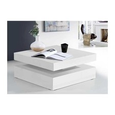 Table basse plateau rotatif -
