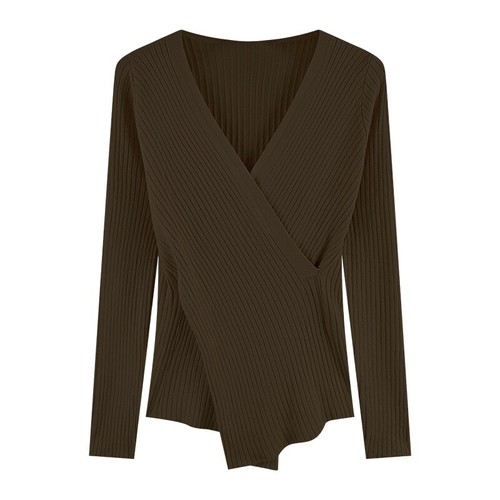 Femme slim tricoté haut - femme,