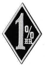 Écusson 1% motards 1er % Bikers No Club thermocollant patch brodé 