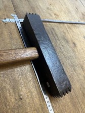 n° 1 old tool OUTIL ANCIEN Boucharde de pierre Marteau Taillant Forgé XIXe