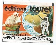 POCHETTE 4 DECORAMAS PAR TRANSFERT EDITIONS TOURET, AVENTURES ET DECOUVERTES