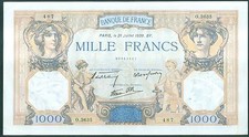 BILLET DE 1000 FRANCS CERES ET