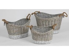 Ensemble De 3 Panier En Osier