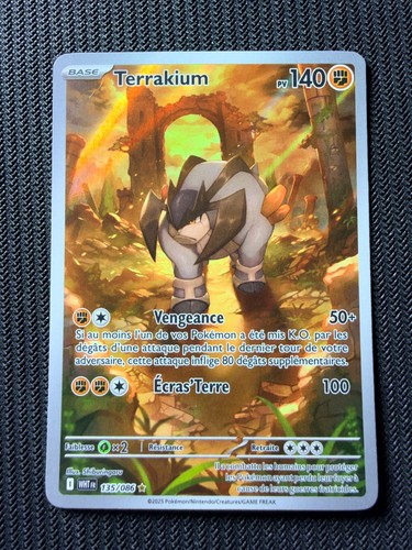 Carte pokémon terrakium - carte,