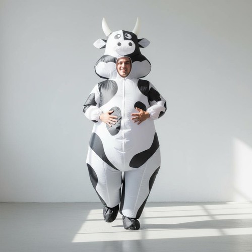 Costume vache adulte gonflable - adulte,