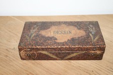 BELLE BOITE ANCIENNE A DESSIN