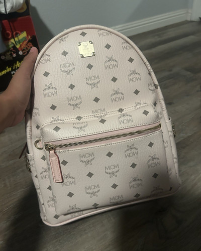 Mcm pink monogram - pink, small