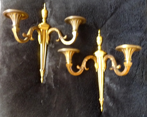 Paire anciennes appliques - anciennes,