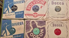 Lot de 6 disques 78 tours