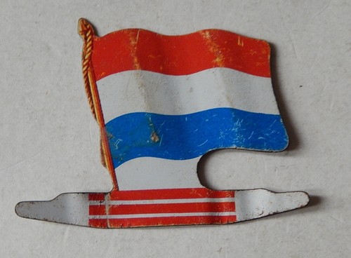 Plaque drapeau métal hollande - plaque,
