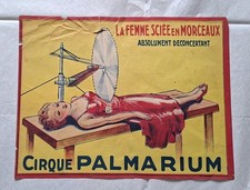 Affiche ancienne originale cirque Magie, vintage CIRCUS MagicPOSTER