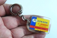 Ancien porte clé Automobile Citroën Garage Hinaux à Argenteuil Ann. 60/70