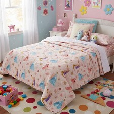 Couvre-lit matelassé pour fille Magic Princess en coton simple risa